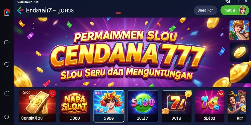 Tampilan gameplay seru dari CENDANA777 yang memikat.