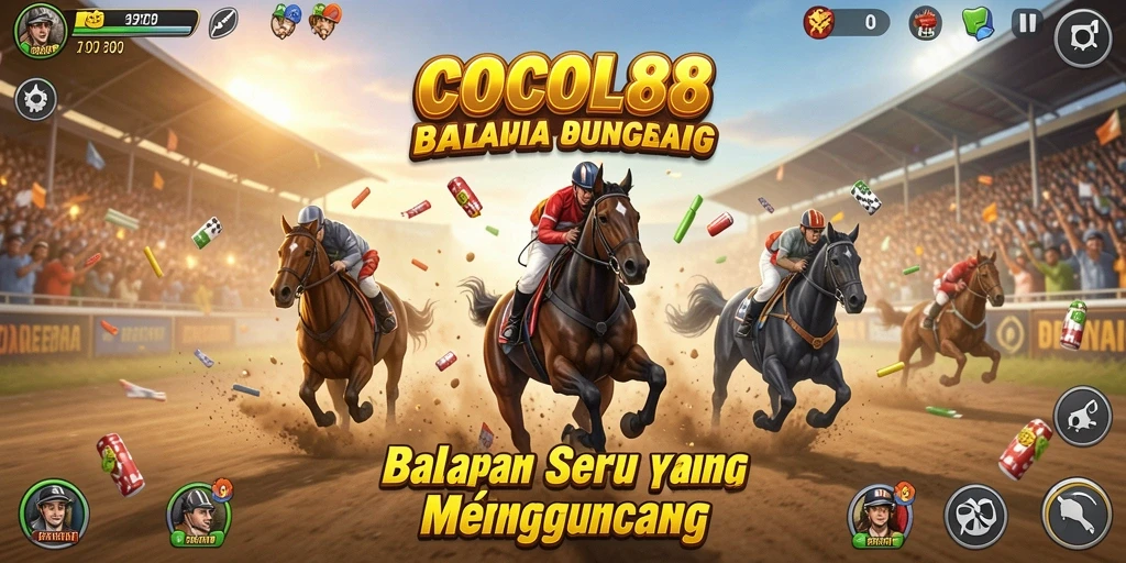 Gameplay fantastis di COCOL88 menunjukkan balapan yang mendebarkan.