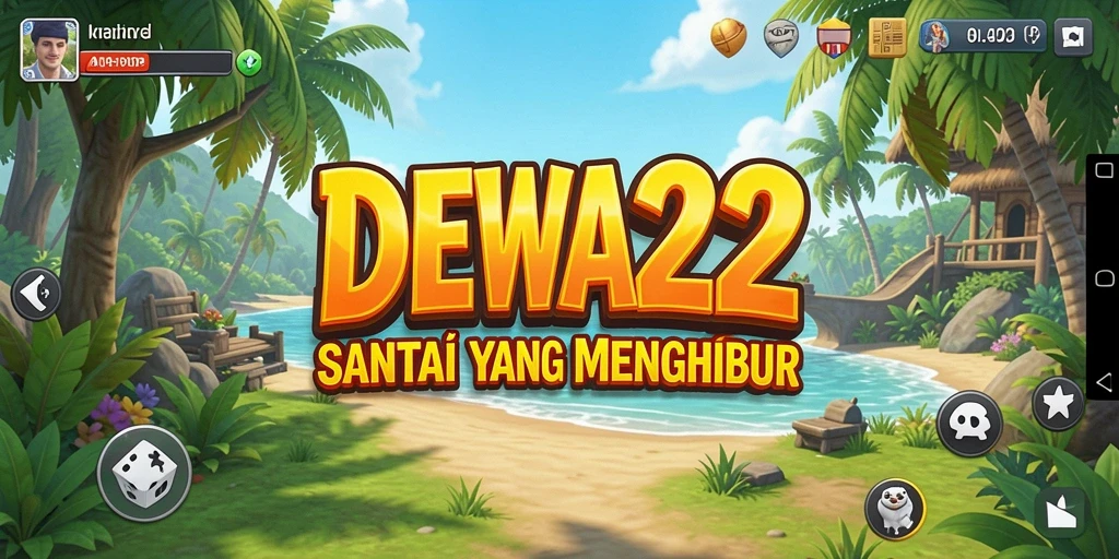 Screenshot gameplay DEWA22 yang menunjukkan grafik cerah dan menarik.