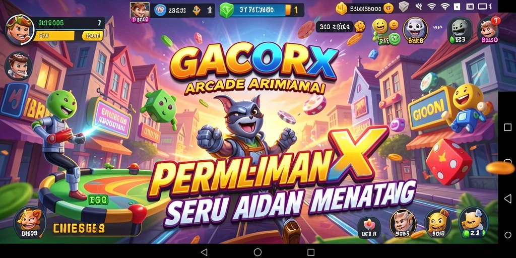 Tampilan gameplay seru GACORX dengan grafis yang menawan.