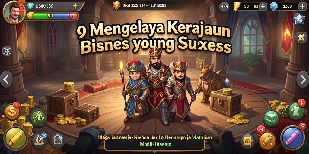 Tampilan gameplay menakjubkan dari H89 dengan elemen Tycoon.