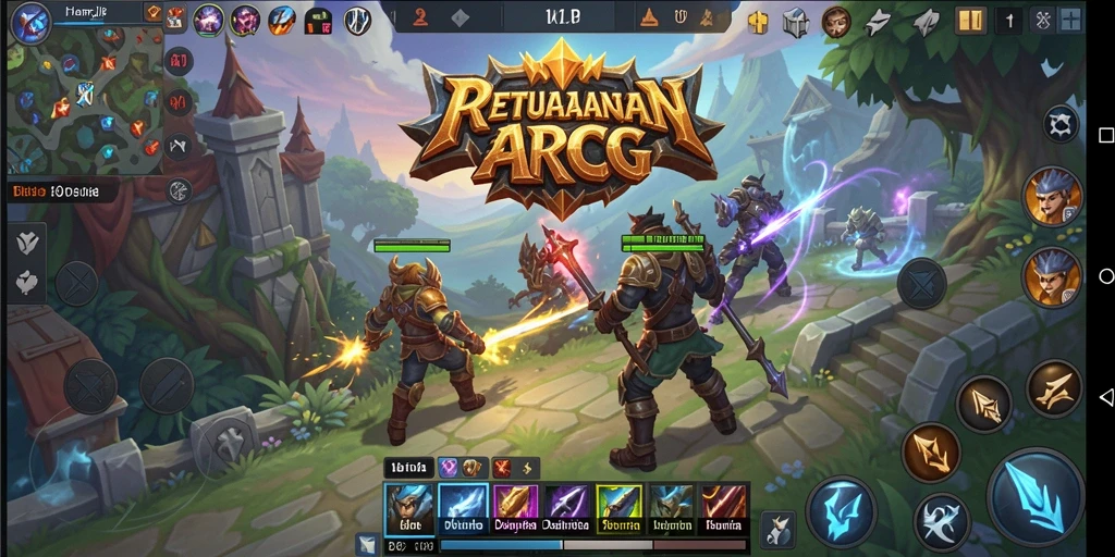 Tampilan gameplay ARPG yang menarik dan penuh aksi di HARAPJP.