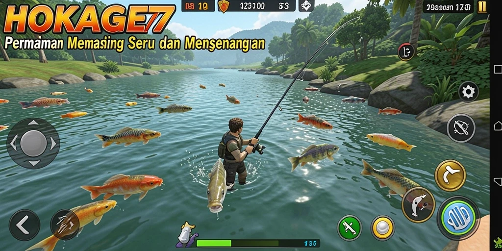 Gameplay HOKAGE77 yang menarik dengan visual memancing yang menawan.
