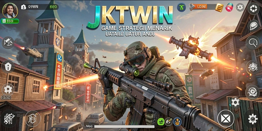 Menampilkan aksi pertempuran penuh strategi di JKTWIN.