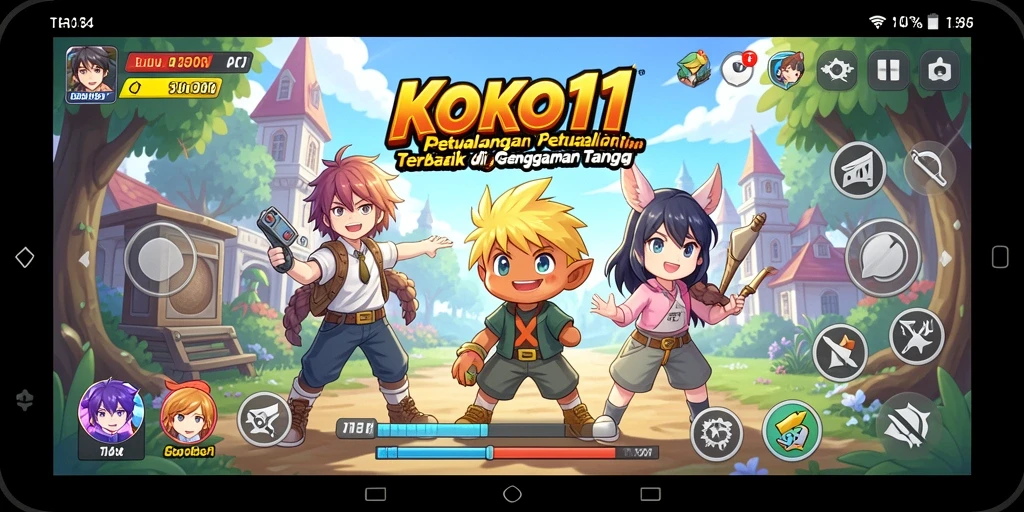 Screenshot KOKO11 menunjukkan aksi seru dalam game Anime.