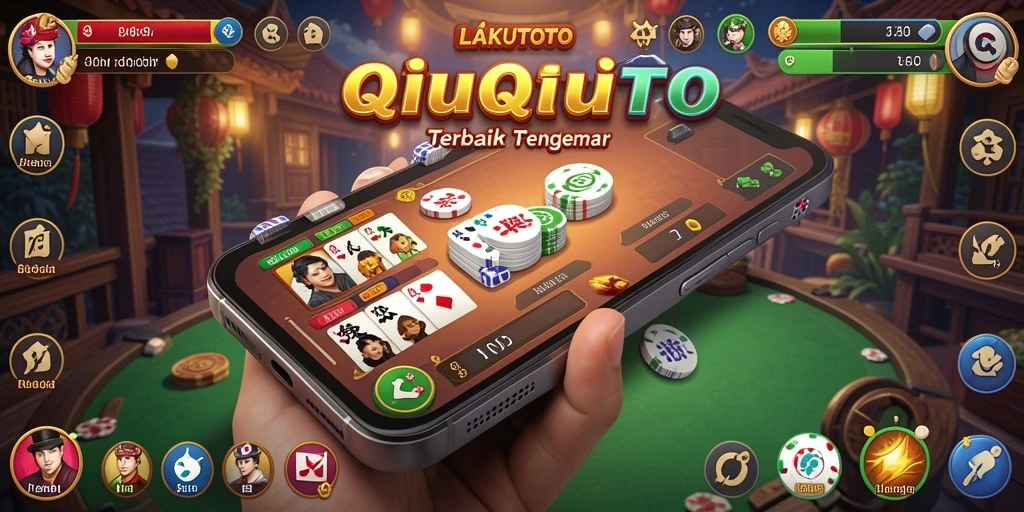 Tampilan gameplay seru dalam LAKUTOTO QiuQiu.
