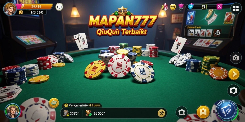 Tangkapan layar gameplay MAPAN777 menampilkan momen seru dalam permainan QiuQiu.