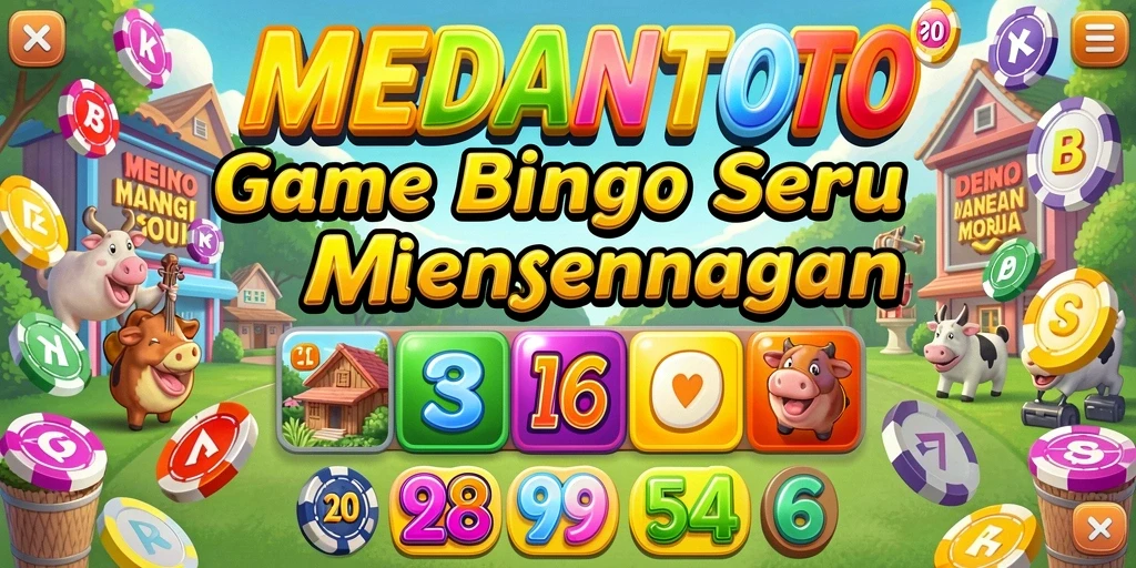 Screenshot gameplay MEDANTOTO menampilkan keseruan permainan Bingo.