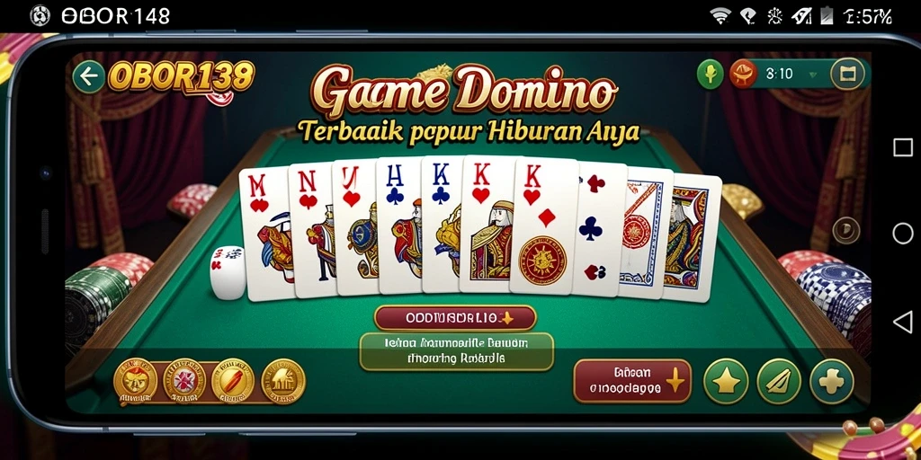 Tampilan gameplay menarik dalam OBOR138 dengan berbagai fitur Domino.