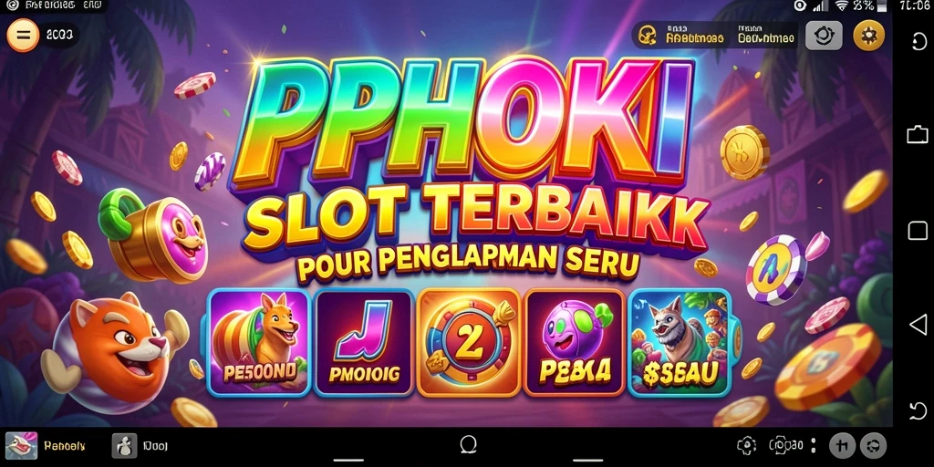 Screenshot utama PPHOKI menampilkan gameplay Slot yang menarik.