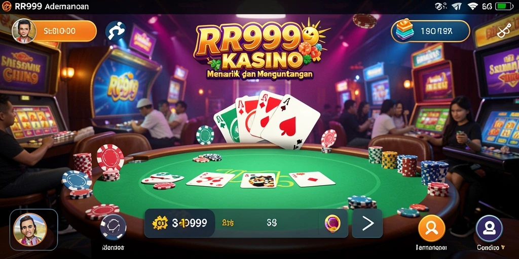 Screenshot gameplay seru dari permainan Kasino RR999.