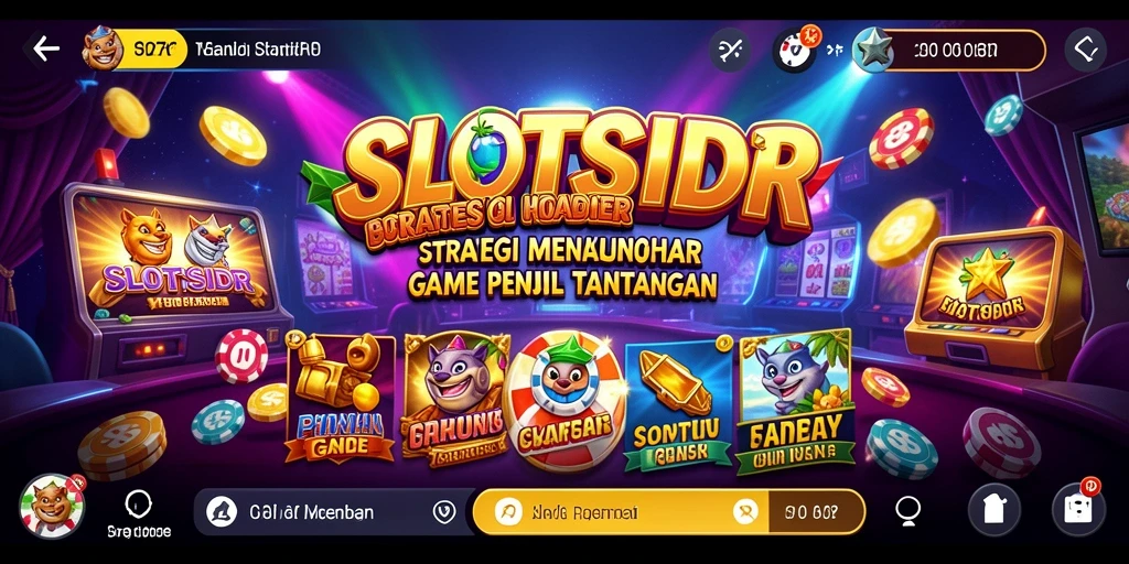Screenshot gameplay SLOTSIDR dengan suasana strategi yang mendebarkan.