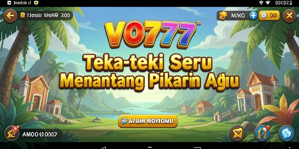 Tampilan permainan teka-teki yang menarik dan menantang di VO777.