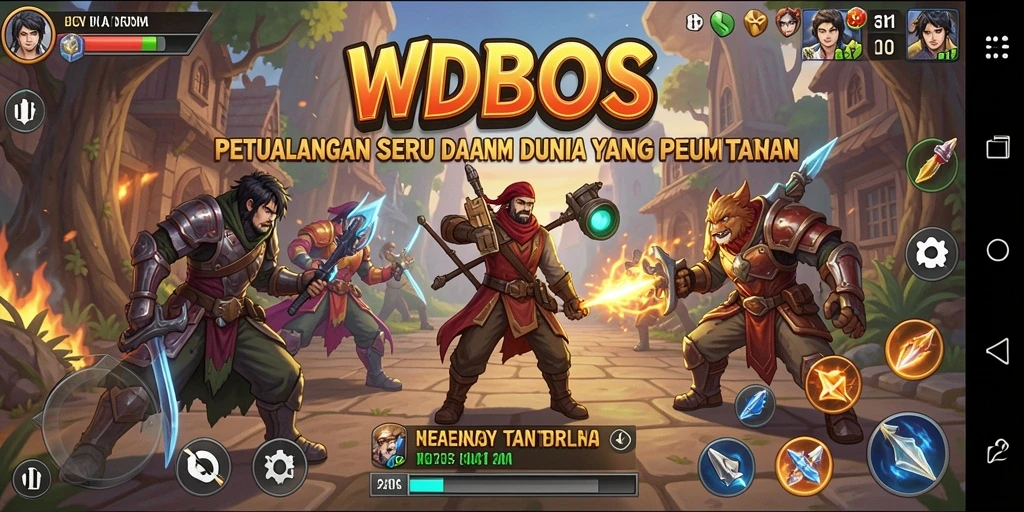 Tampilan menakjubkan dari gameplay petualangan WDBOS.